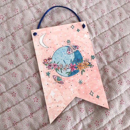 Planet illustration Banner