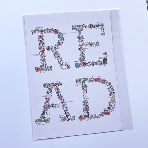 A5 Read in line drawn letters