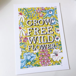 A5 Grow Free Wild Flower