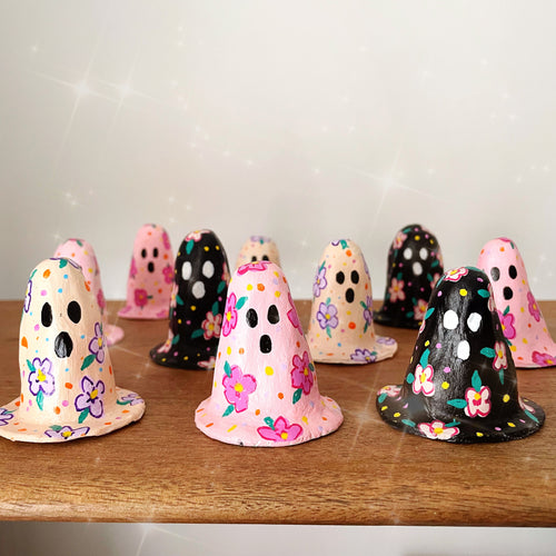 Floral Ghost Decorations
