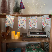 NOEL wooden Christmas Bunting (More Patterns Available)