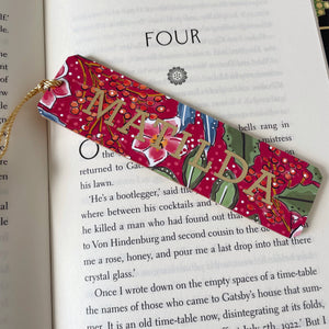 Personalised Wooden Bookmark ( NEW & More Patterns available)