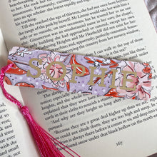 Personalised Wooden Bookmark ( NEW & More Patterns available)