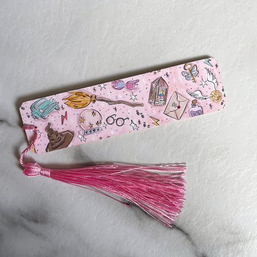 Sample Pink Harry Potter Bookmark BLANK