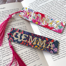 Personalised Wooden Bookmark ( NEW & More Patterns available)