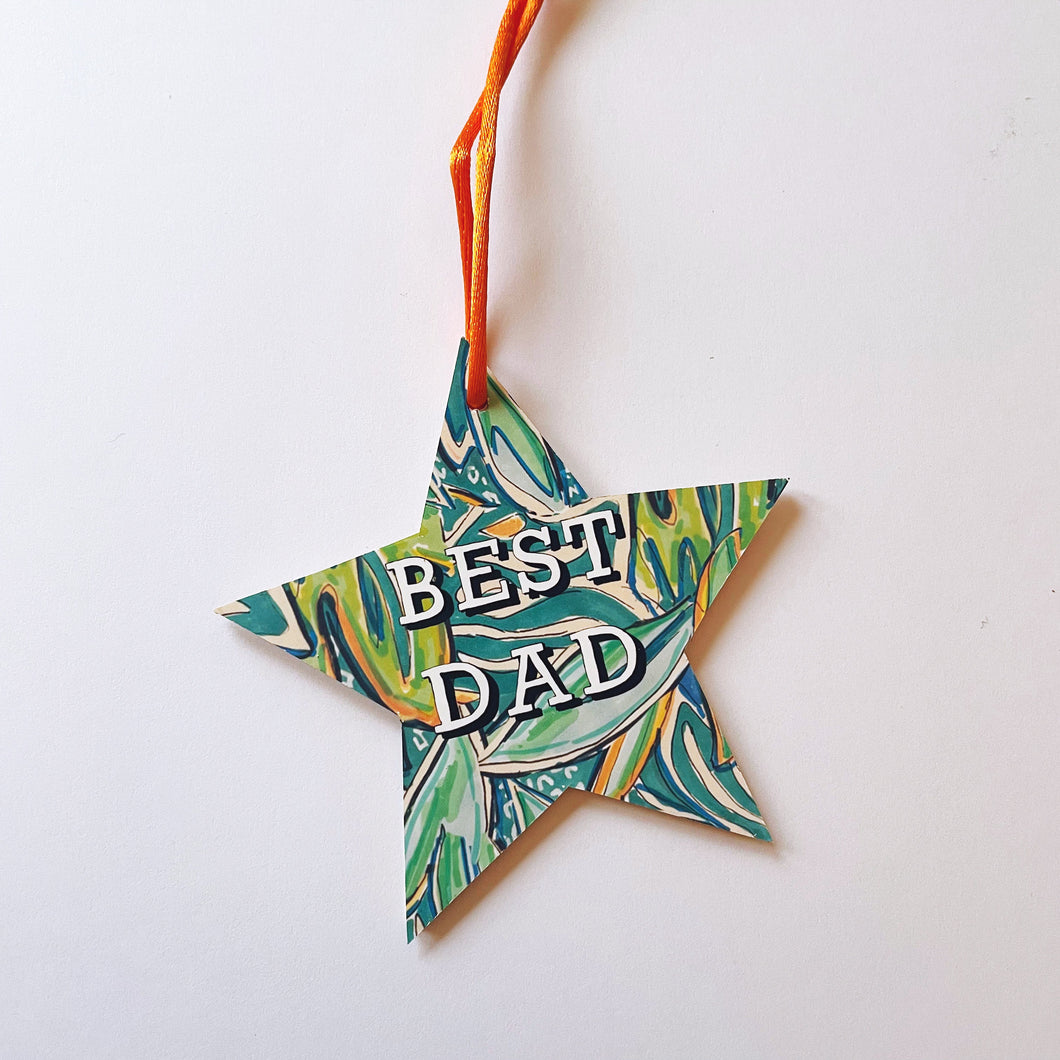 Best Dad Wooden Decoration