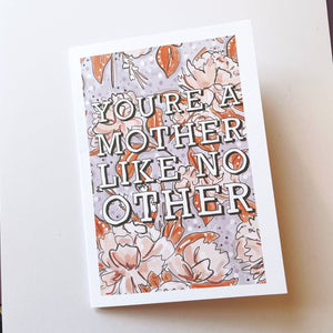 Mother Like No Other Card LILAC