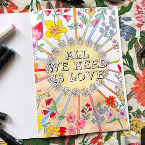 Bloom Bright Colouring Book