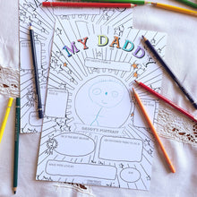 Personalised My 'DADDY' Colouring print