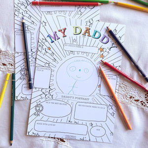 Personalised My 'DADDY' Colouring print