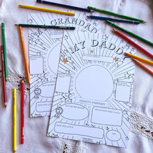 Personalised My 'DADDY' Colouring print