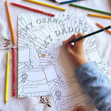 Personalised My 'DADDY' Colouring print