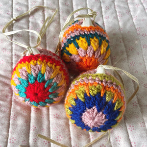 Crochet Granny Bauble workshop November 4th