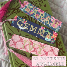 Personalised Wooden Bookmark ( NEW & More Patterns available)