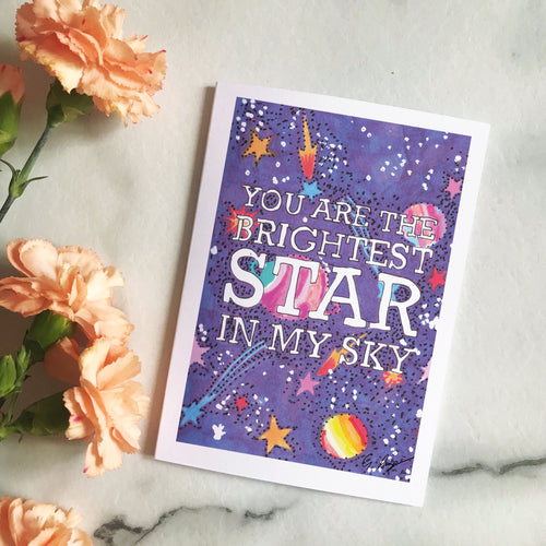 Brightest Star Card