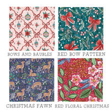 Personalised Family Stocking Christmas Card (MORE PATTERNS)