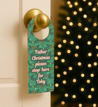NEW Personalised Wooden Please Stop Here Door Hanger