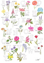 Personalised Family Flower Garden Print