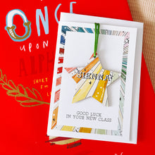 Personalised Back to School Wooden Star Decoration cards