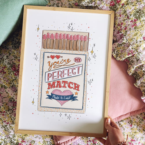 The Perfect Match Print  NOT PERSONALISED