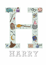 Personalised Harry Potter Letter Print