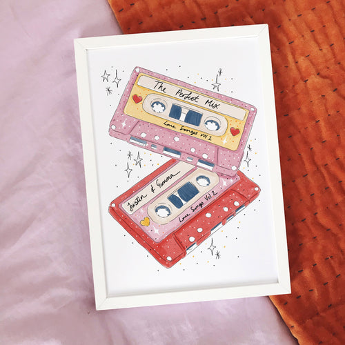 The Perfect Mix Tape  Print PERSONALISED