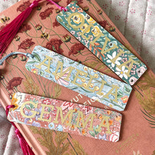 Personalised Wooden Bookmark ( NEW & More Patterns available)
