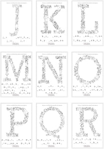 Alphabet Colouring in Book and Educational Download