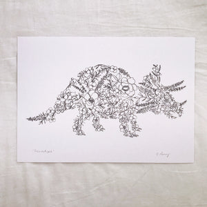 Floral Triceratops