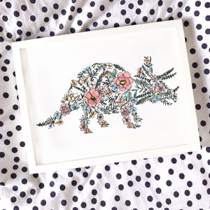 Floral Triceratops
