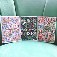 Set 1 Colourful Christmas card Pack of 6