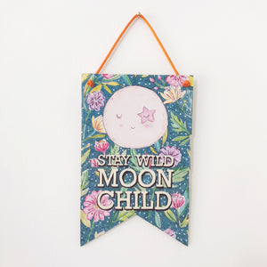 Stay Wild Moon Child Banner