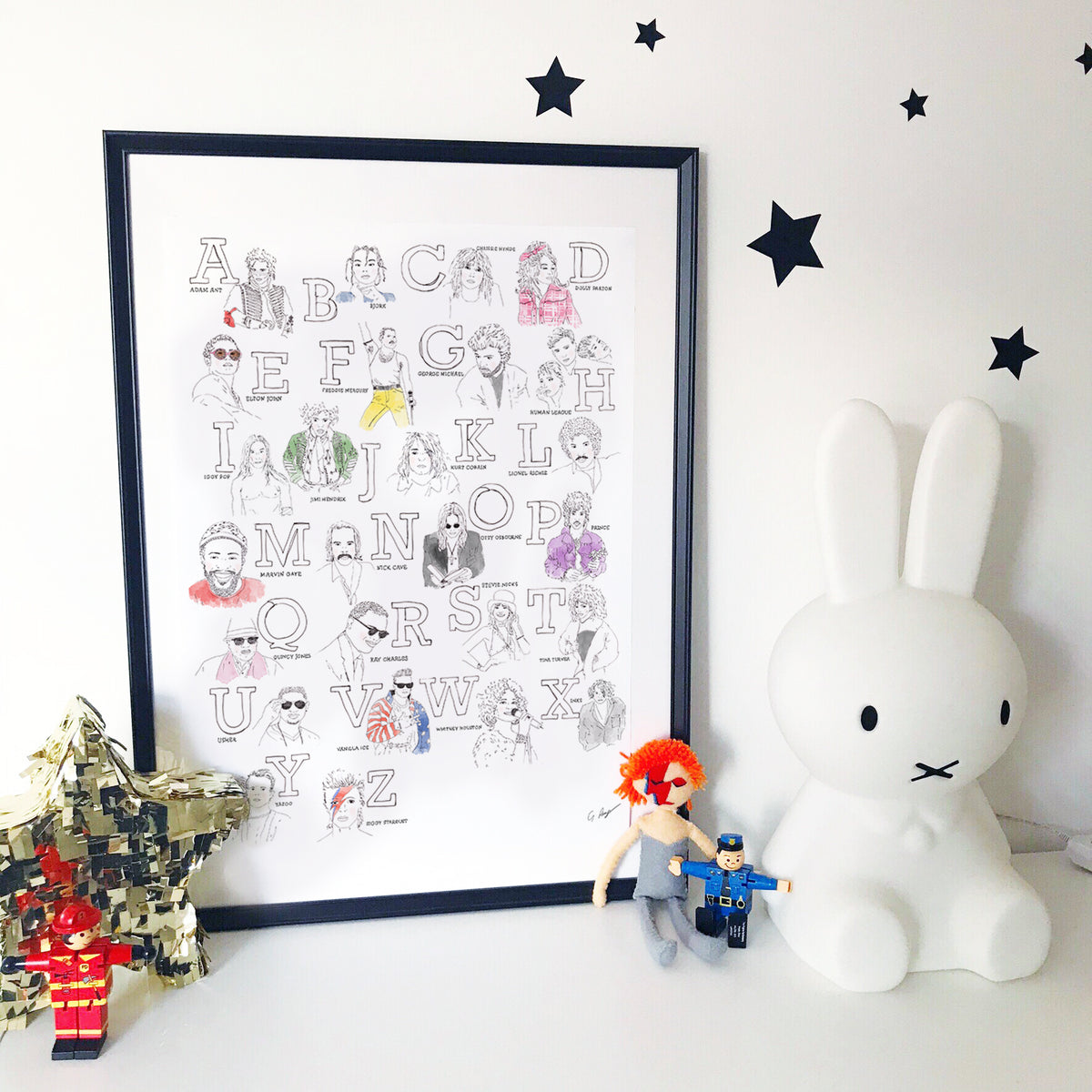 ABC - Rock Poster – Gem Pang Illustration