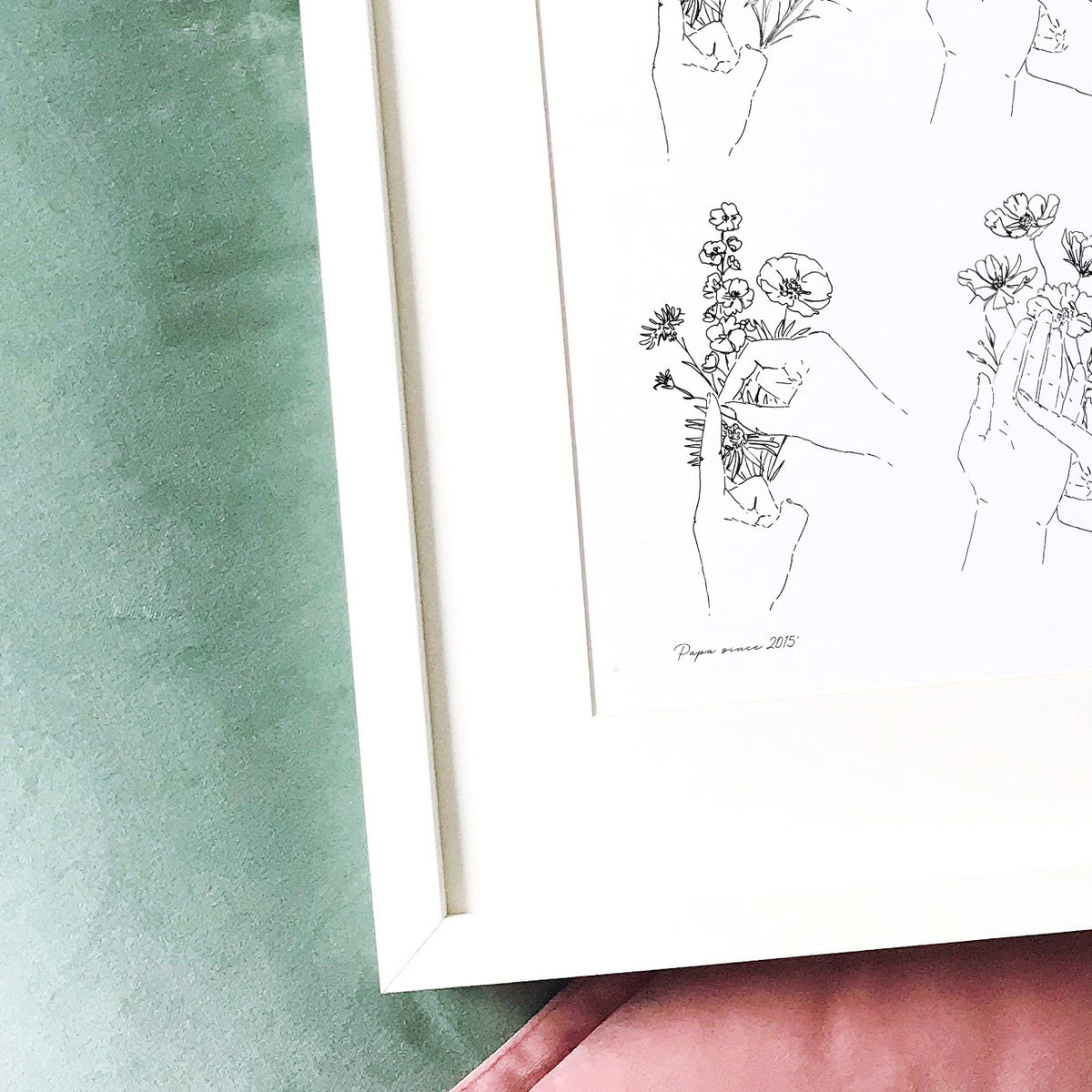 Papa in British Sign Language – Gem Pang Illustration