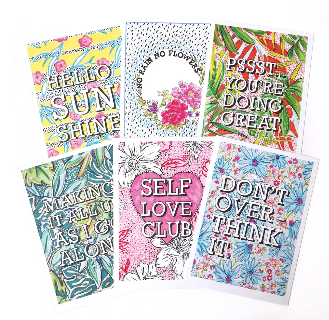 Positive message postcard Pack 1