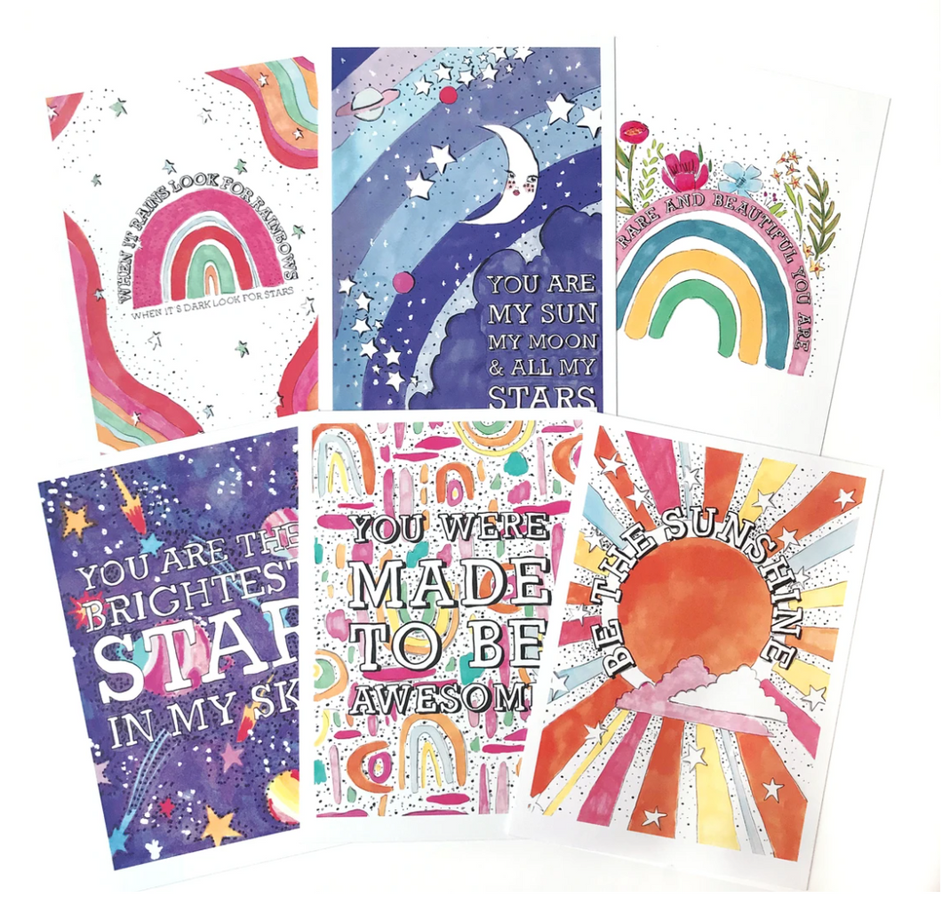 Positive Message Postcard Pack 2