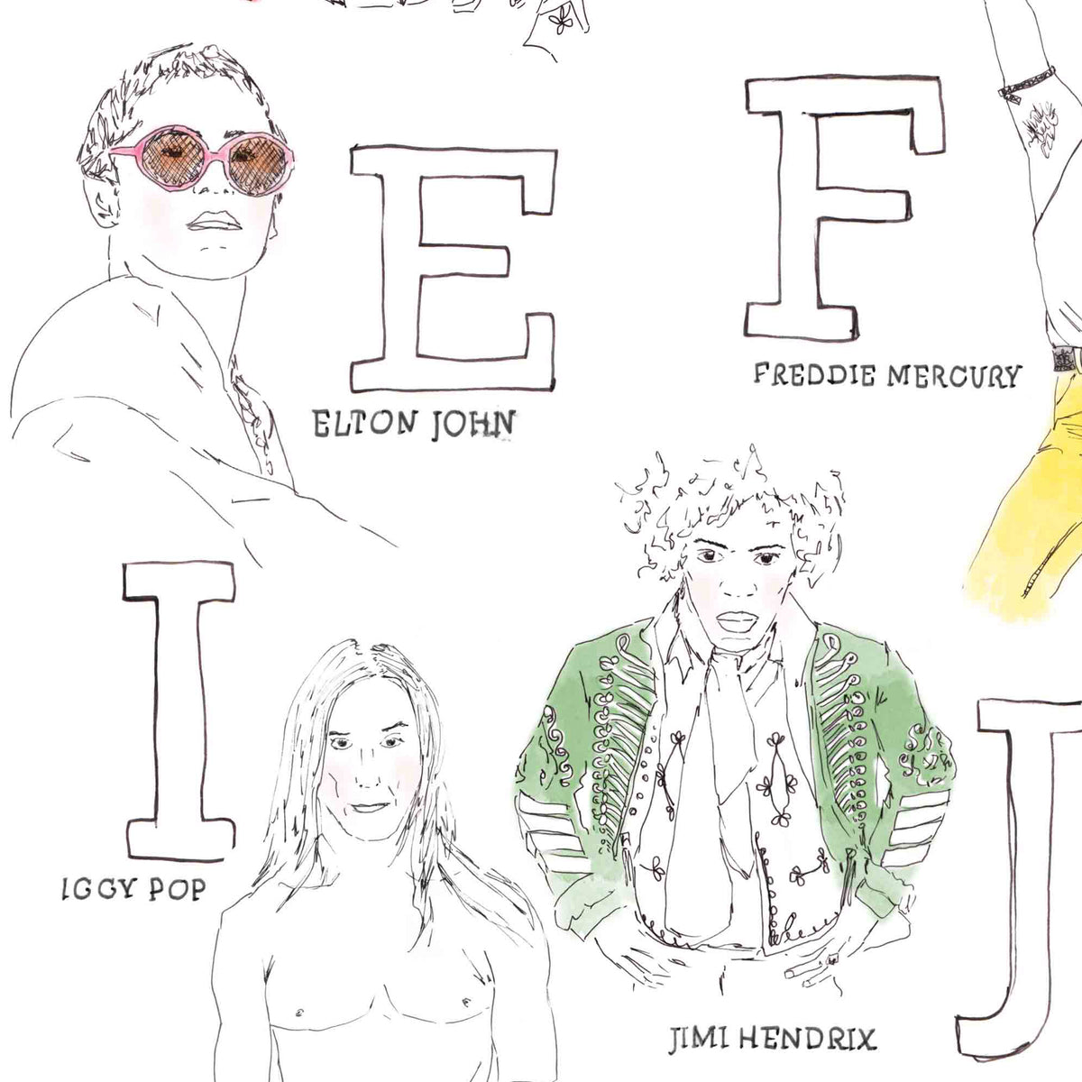 ABC - Rock Poster – Gem Pang Illustration